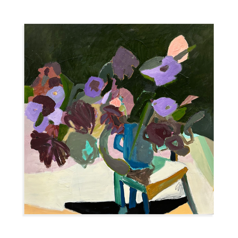 Flowers On Chair