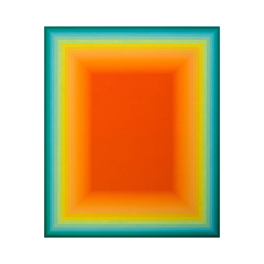 Portal (Phthalo Green / Cadmium Orange)