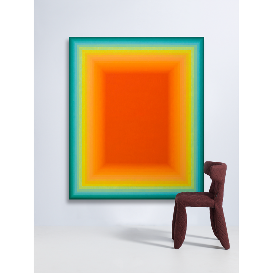 Portal (Phthalo Green / Cadmium Orange)